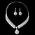 cheap Jewelry Sets-Women&#039;s Crystal Wedding Party Special Occasion Anniversary Birthday Engagement Gift Daily Alloy Earrings Necklaces