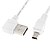 cheap USB Cables-A USB Male 90 Degree to Left to Mini USB Male Data Cable White (0.5m)