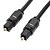 abordables Câbles audio-câble audio toslink optique noir (3m) de haute qualité, durable