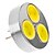 billige LED-lys med to stifter-SENCART 370lm G4 LED-lamper med G-sokkel 3 LED Perler Højeffekts-LED Naturlig hvid 12V