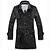 cheap Men&#039;s Jackets &amp; Coats-Men&#039;s Casual Shoulder Mark Belt Dustcoat