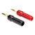 levne Audio kabely-Banana Plug Konektory Red &amp; Black