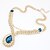 cheap Necklaces-Blue Drop Alloy Blue Necklace Jewelry For Party Special Occasion Birthday Gift Causal Daily