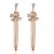 cheap Earrings-Elegant Alloy With Rhineston Tassels Women&#039;s Drop Earrings