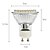 ieftine Becuri-GU10 80-LED 3-3.5W 400LM 6000-6500K Bec spot LED Lumină Albă Naturală (220-240V)