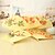 cheap Fans &amp; Parasols-Beautiful Floral Bamboo Hand Fan - Set of 4(Mixed Floral Pattern)