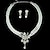 abordables Conjuntos de joyas-Mujer Perla artificial Cristal Boda Fiesta Ocasión especial Cumpleaños Pedida Legierung Pendientes Collares