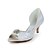 cheap Women&#039;s Heels-Women&#039;s Spring / Summer / Fall Heels / Peep Toe Stretch Satin / Satin Wedding Stiletto Heel Rhinestone Red / Ivory / White