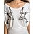 cheap TS Tops-TS Batwing Sleeve Print T Shirt