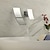 זול תושבת קיר-ברז כיור אמבטיה, עיצוב צורת שקופיות נירוסטה בסגנון מודרני מתלה קיר מפל כרום ידית יחידה שני חורים ברזי אמבטיה עם מתג ושסתום חם וקר