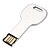 baratos Pens USB Flash Drive-Tipo de chave de metal 32gb flash drive USB com furo corrente (cores sortidas)