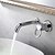 billige Armaturer til badeværelset-Håndvasken vandhane - FaucetSet / Vægmontering Krom Vægmonteret To Huller / Enkelt håndtere to HullerBath Taps