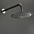 abordables Systèmes de douche à valve brute-Robinet de douche Ensemble - Effet pluie contemporain Chrome Montage mural Soupape céramique Bath Shower Mixer Taps / Laiton / Mitigeur quatre trous