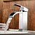 cheap Bathroom Sink Faucets-Bathroom Sink Faucet - Waterfall Chrome Centerset One Hole / Single Handle One HoleBath Taps