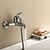 halpa Ammehanat-Suihkuhana / Ammehana - Nykyaikainen / Moderni Kromi Amme ja suihku Keraaminen venttiili Bath Shower Mixer Taps / Yksi kahva kaksi reikää
