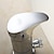 Недорогие Смесители для ванны Sprinkle®-Lightinthrbox Смесители для ванны Sprinkle® - Современный Хром Водопад / Широко распространенный Три отверстия