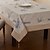 baratos Toalhas de Mesa-País de linho bege floral toalhas de mesa