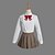 cheap Anime Costumes-Inspired by Free! Gou Matsuoka Anime Cosplay Costumes Japanese Cosplay Suits / School Uniforms Patchwork Long Sleeve Cravat / Coat / Shirt For Women&#039;s / Skirt / Stockings / Skirt / Stockings