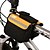 cheap Bike Frame Bags-Cycling Bicycle Trame Pannier Front Tube Bag Yellow with Rain Cover