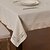 cheap Tablecloth-Linen Square Table Cloth Solid Colored Table Decorations