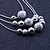 cheap Necklaces-Women&#039;s Statement Necklace Layered Necklace Floating Ball Ladies Fashion Grandmother Sterling Silver Silver Alloy White Necklace Jewelry For Party Daily / Long Necklace