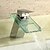 billige Vandfald Vandhaner-Håndvasken vandhane - Vandfald Krom Centersat Et Hul / Enkelt håndtag Et HulBath Taps