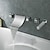 お買い得  浴槽用水栓金具-浴槽用水栓 - コンテンポラリー クロム 壁式 セラミックバルブ / 真鍮 / 3つのハンドル5つの穴