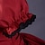 olcso Lolitaruhák-Hercegnő Gótikus Lolita vakációs ruha Ruhák Női Lány Pamut Japán Cosplay jelmezek Extra méret Testreszabott Piros Báli ruha Kollázs Puffos Rövid ujjú Mini