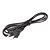 abordables Cables-UE 2-Prong AC Cable de alimentación Adaptador de cable 2P Negro (1,5 m)