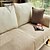 abordables Casa inteligente-café algodón dobladillo lino cojín del sofá 70 * 210