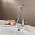 cheap Bathroom Sink Faucets-Art Deco/Retro Centerset LED Ceramic Valve One Hole Chrome