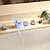 billige Badekraner-Badekarskran - Moderne Krom Romersk kar Keramisk Ventil Bath Shower Mixer Taps / Messing / To Håndtak fem hull