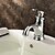 olcso Fürdőszobai mosdócsapok-Bathroom Sink Faucet - Rotatable Chrome Centerset One Hole / Single Handle One Hole