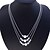 cheap Necklaces-Women&#039;s Statement Necklace Layered Necklace Floating Ball Ladies Fashion Grandmother Sterling Silver Silver Alloy White Necklace Jewelry For Party Daily / Long Necklace