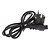 cheap AC Adapter &amp; Power Cables-Power Cable Standard EU Power Extension Cable Black(1.2M)