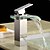 cheap Bathroom Sink Faucets-Bathroom Sink Faucet - Waterfall Chrome Centerset One Hole / Single Handle One HoleBath Taps / Brass