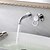 cheap Bathroom Sink Faucets-Bathroom Sink Faucet - FaucetSet / Wall Mount Chrome Wall Mounted Two Holes / Single Handle Two HolesBath Taps