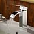 cheap Bathroom Sink Faucets-Bathroom Sink Faucet - Waterfall Chrome Centerset One Hole / Single Handle One HoleBath Taps