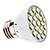 billiga Glödlampor-6500 lm E26/E27 LED-spotlights MR16 21 lysdioder SMD 5050 Naturlig vit AC 110-130V AC 220-240V