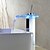 baratos Torneiras de Lavatório Sprinkle®-Torneira de Pia de Banheiro Sprinkle® com LED Multi Cores (Cascata, Acabamento Cromado)