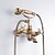 cheap Bathtub Faucets-Bathtub Faucet - Antique Antique Brass Tub And Shower Ceramic Valve Bath Shower Mixer Taps
