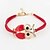 cheap Bracelets-Unique Alloy Leatherette With Owl Women&#039;s Bracelet (More Colors)