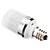 billige Elpærer-4W E12 LED-kolbepærer T 48 SMD 3014 320 lm Kold hvid Vekselstrøm 220-240 V