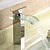 billige Armaturer til badeværelset-Håndvasken vandhane - Vandfald Krom Centersat Et Hul / Enkelt håndtag Et HulBath Taps / Messing