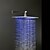 cheap LED Shower Heads-Contemporary Color Changing LED Chrome Shower Faucet Head of 12 inch