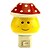billige Indretnings- og natlamper-Red Dots mashroom LED Night Light (110V-240V)