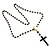cheap Religious Jewelry-Women&#039;s Beaded Pendant Necklace Cross European Christ Necklace Jewelry For Daily