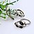 billige Moderinge-Dame Statement Ring Ringe sæt Onyx Krystal 5pcs 1 2 Syntetiske ædelstene Legering Damer Usædvanlige Luksus Fest Daglig Smykker Fred