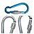 economico Attrezzi da campeggio, moschettoni e corde-6 centimetri in lega di alluminio Moda fibbia per l&#039;arrampicata (colore casuale)