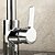 cheap Kitchen Faucets-Kitchen faucet - One Hole Chrome Pull-out / ­Pull-down / Tall / ­High Arc Deck Mounted Contemporary Kitchen Taps / Single Handle One Hole